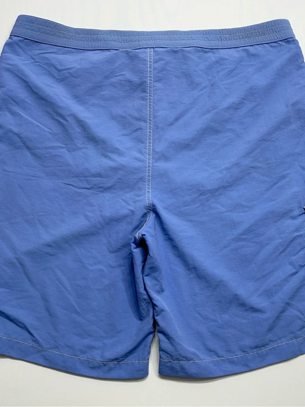 Polo Ralph Lauren Swim Board Shorts Mens Size Large Blue Lined Cargo Yellow Pony